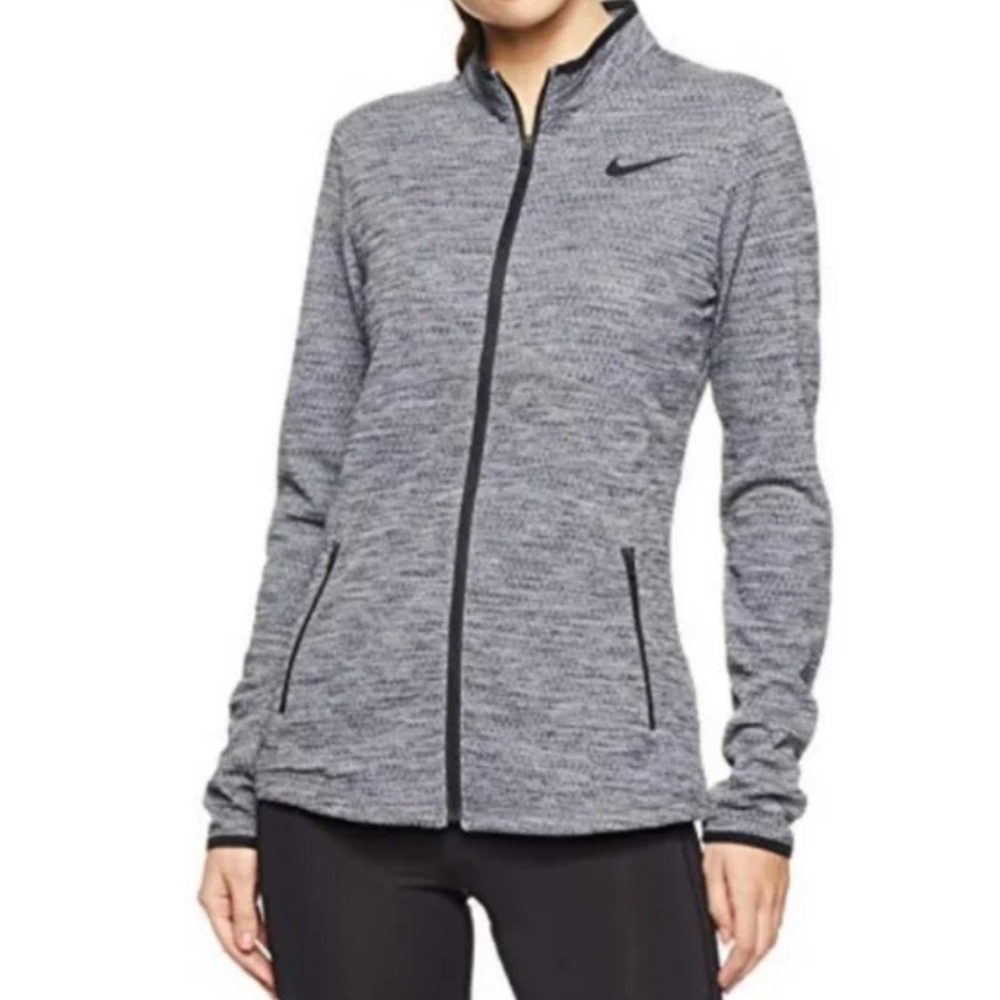 Nike Golf Dri-Fit Full Zip Jacket Heathered Grey
